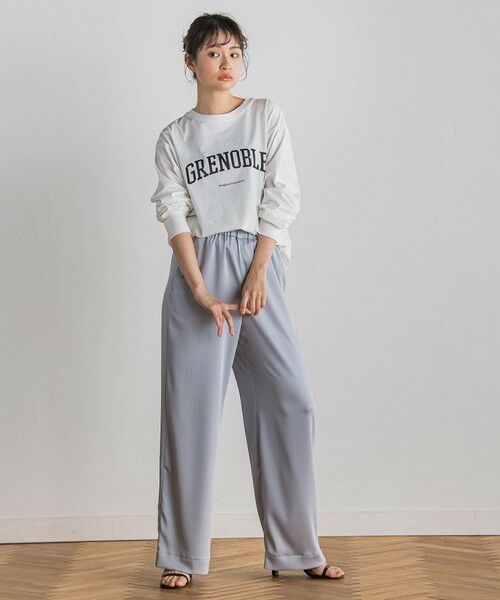 Droite lautreamont / ドロワットロートレアモン カットソー | 47/2サイロプレミアムプルオーバー≪洗濯機で洗える≫ | 詳細5