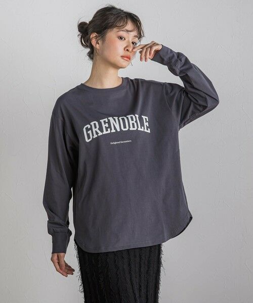Droite lautreamont/ドロワットロートレアモン 47/2サイロプレミアムプルオーバー≪洗濯機で洗える≫ チャコールグレー M Droite lautreamont/ドロワットロートレアモン 47/2サイロプレミアムプルオーバー≪洗濯機で洗える≫ チャコールグレー M