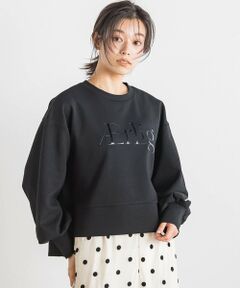 Droite lautreamont / ドロワットロートレアモン カットソー | 【WEB限定】クリアロゴプリントプルオーバー≪洗濯機で洗える≫