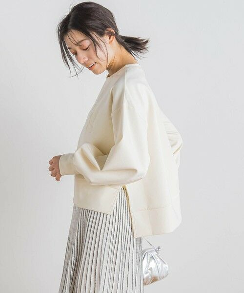 Droite lautreamont / ドロワットロートレアモン カットソー | 【WEB限定】クリアロゴプリントプルオーバー≪洗濯機で洗える≫ | 詳細2