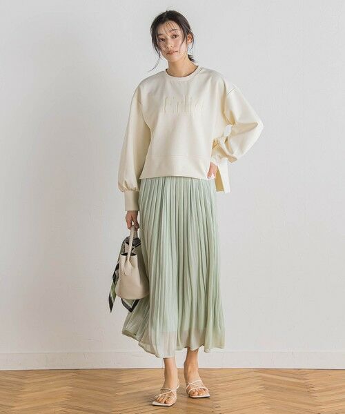 Droite lautreamont / ドロワットロートレアモン カットソー | 【WEB限定】クリアロゴプリントプルオーバー≪洗濯機で洗える≫ | 詳細8