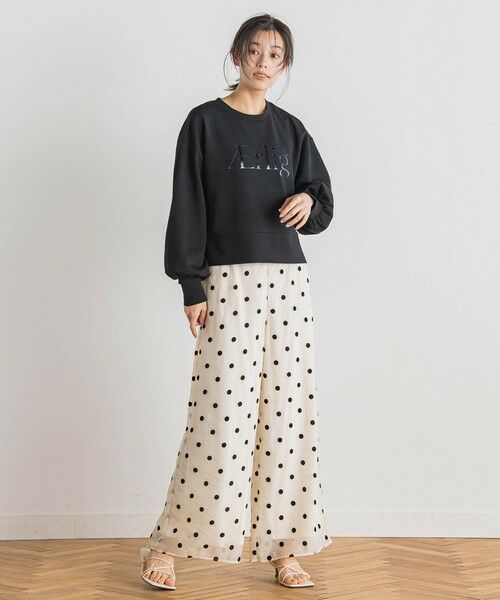 Droite lautreamont / ドロワットロートレアモン カットソー | 【WEB限定】クリアロゴプリントプルオーバー≪洗濯機で洗える≫ | 詳細15