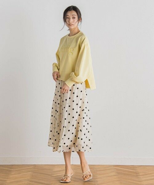 Droite lautreamont / ドロワットロートレアモン カットソー | 【WEB限定】クリアロゴプリントプルオーバー≪洗濯機で洗える≫ | 詳細24