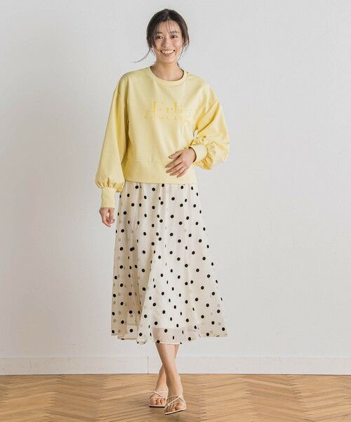 Droite lautreamont / ドロワットロートレアモン カットソー | 【WEB限定】クリアロゴプリントプルオーバー≪洗濯機で洗える≫ | 詳細27