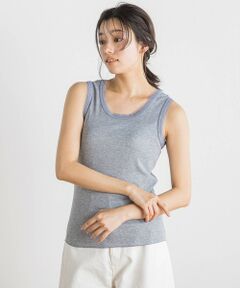 Droite lautreamont / ドロワットロートレアモン キャミソール・チューブトップ | ラメリブタンク≪手洗い可能≫