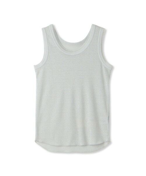 Droite lautreamont / ドロワットロートレアモン キャミソール・チューブトップ | ラメリブタンク≪手洗い可能≫ | 詳細8