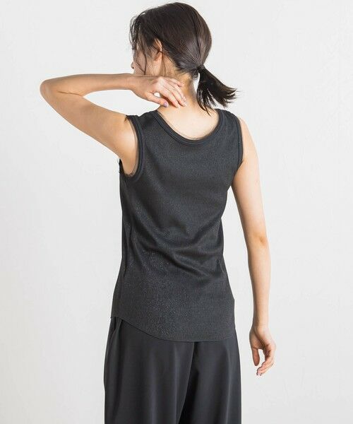 Droite lautreamont / ドロワットロートレアモン キャミソール・チューブトップ | ラメリブタンク≪手洗い可能≫ | 詳細10
