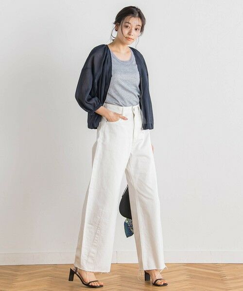 Droite lautreamont / ドロワットロートレアモン キャミソール・チューブトップ | ラメリブタンク≪手洗い可能≫ | 詳細17