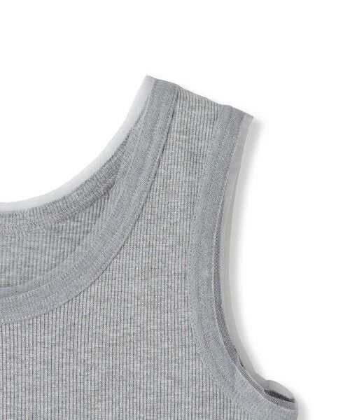 Droite lautreamont / ドロワットロートレアモン キャミソール・チューブトップ | ラメリブタンク≪手洗い可能≫ | 詳細22