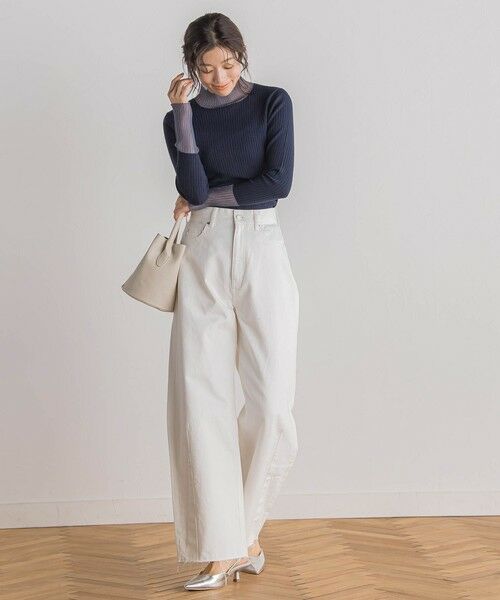 Droite lautreamont / ドロワットロートレアモン デニムパンツ | カーブデニムパンツ≪洗濯機で洗える≫ | 詳細4