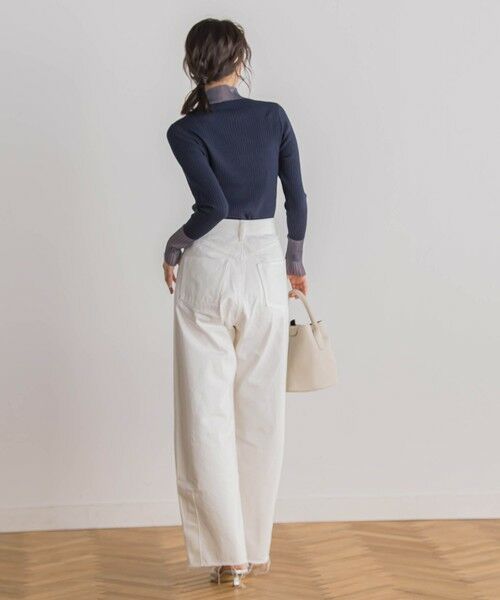 Droite lautreamont / ドロワットロートレアモン デニムパンツ | カーブデニムパンツ≪洗濯機で洗える≫ | 詳細6