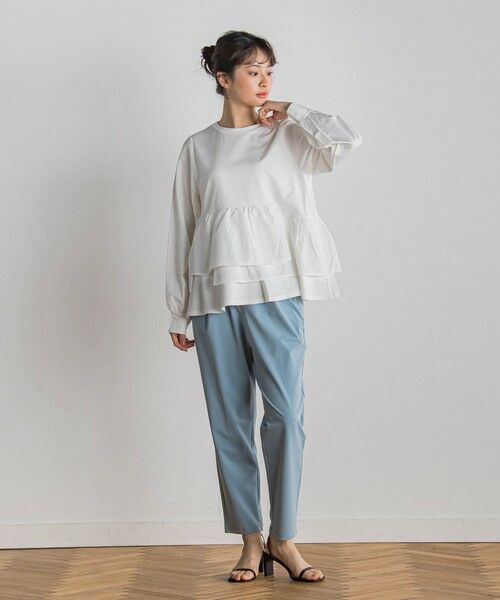 Droite lautreamont / ドロワットロートレアモン その他パンツ | 【WEB限定】サークルストレッチテーパードパンツ≪洗濯機で洗える≫ | 詳細1