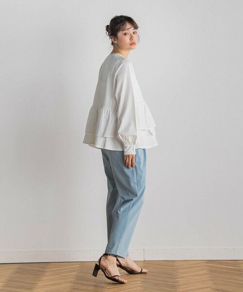 Droite lautreamont / ドロワットロートレアモン その他パンツ | 【WEB限定】サークルストレッチテーパードパンツ≪洗濯機で洗える≫ | 詳細3