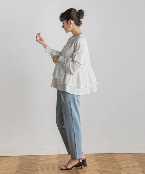 Droite lautreamont / ドロワットロートレアモン その他パンツ | 【WEB限定】サークルストレッチテーパードパンツ≪洗濯機で洗える≫ | 詳細5