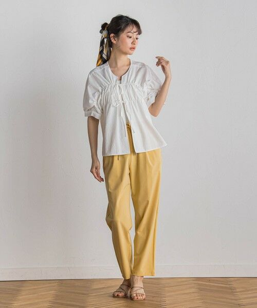 Droite lautreamont / ドロワットロートレアモン その他パンツ | 【WEB限定】サークルストレッチテーパードパンツ≪洗濯機で洗える≫ | 詳細10