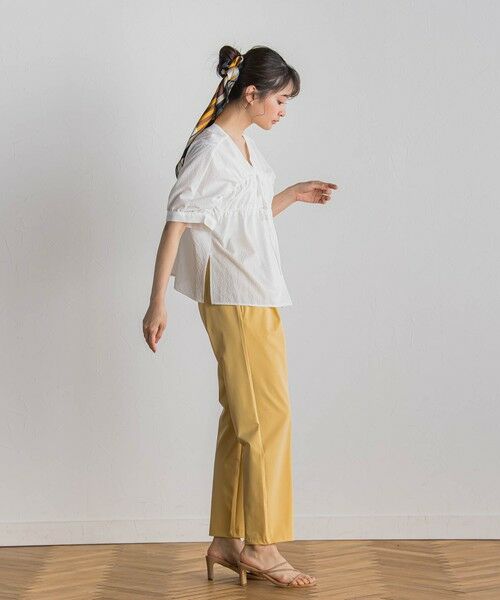 Droite lautreamont / ドロワットロートレアモン その他パンツ | 【WEB限定】サークルストレッチテーパードパンツ≪洗濯機で洗える≫ | 詳細11