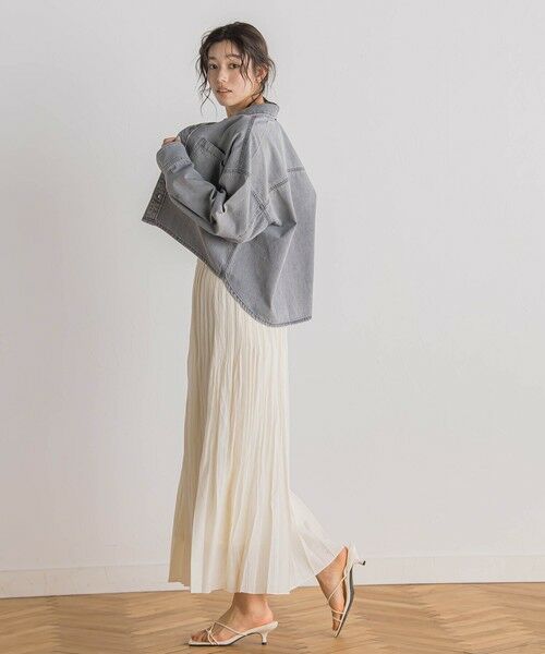 Droite lautreamont / ドロワットロートレアモン ミニ・ひざ丈スカート | シアースラブプリーツスカート≪手洗い可能≫ | 詳細3