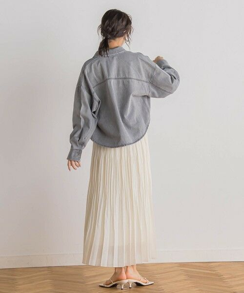 Droite lautreamont / ドロワットロートレアモン ミニ・ひざ丈スカート | シアースラブプリーツスカート≪手洗い可能≫ | 詳細4