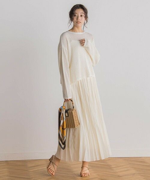 Droite lautreamont / ドロワットロートレアモン ミニ・ひざ丈スカート | シアースラブプリーツスカート≪手洗い可能≫ | 詳細5