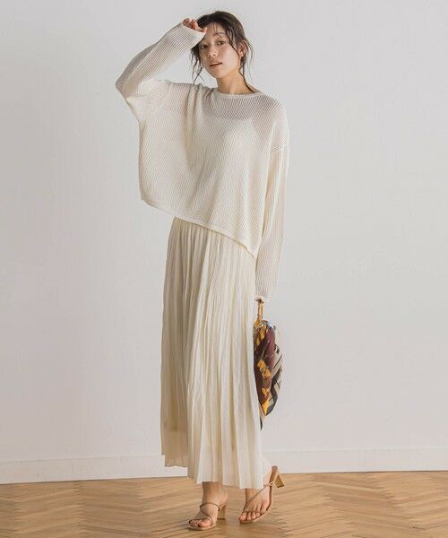 Droite lautreamont / ドロワットロートレアモン ミニ・ひざ丈スカート | シアースラブプリーツスカート≪手洗い可能≫ | 詳細7