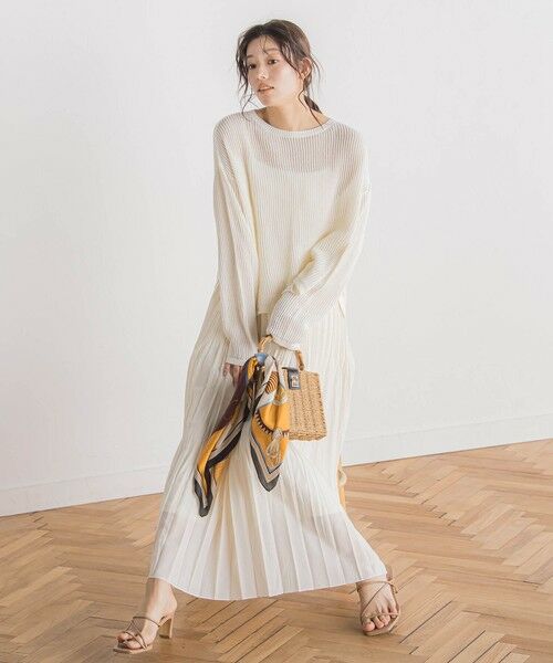 Droite lautreamont / ドロワットロートレアモン ミニ・ひざ丈スカート | シアースラブプリーツスカート≪手洗い可能≫ | 詳細8