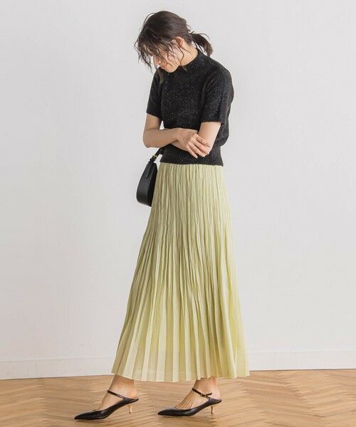 Droite lautreamont / ドロワットロートレアモン ミニ・ひざ丈スカート | シアースラブプリーツスカート≪手洗い可能≫ | 詳細16