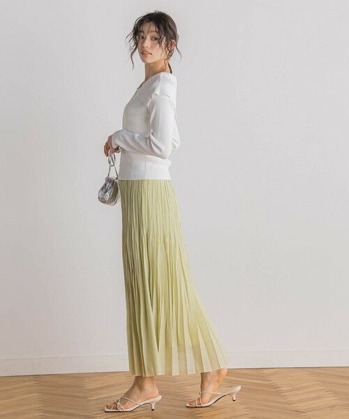 Droite lautreamont / ドロワットロートレアモン ミニ・ひざ丈スカート | シアースラブプリーツスカート≪手洗い可能≫ | 詳細18