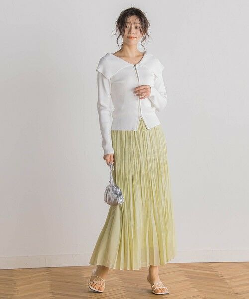 Droite lautreamont / ドロワットロートレアモン ミニ・ひざ丈スカート | シアースラブプリーツスカート≪手洗い可能≫ | 詳細19