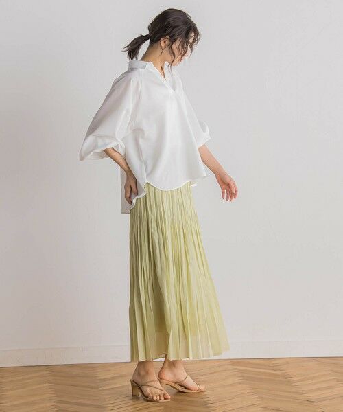 Droite lautreamont / ドロワットロートレアモン ミニ・ひざ丈スカート | シアースラブプリーツスカート≪手洗い可能≫ | 詳細21