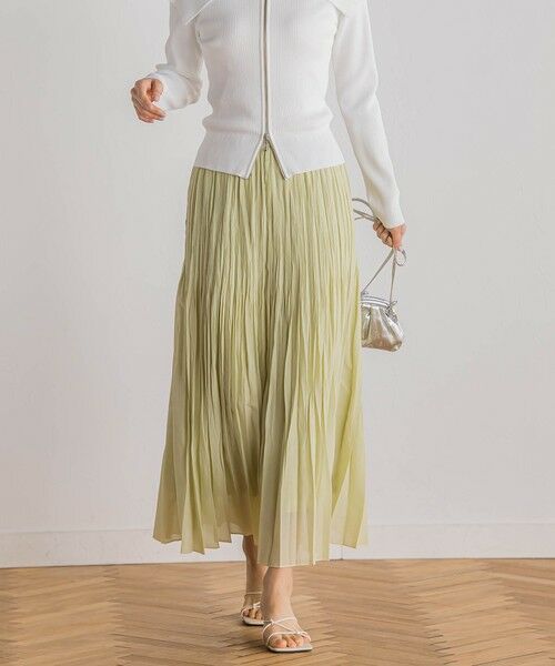 Droite lautreamont / ドロワットロートレアモン ミニ・ひざ丈スカート | シアースラブプリーツスカート≪手洗い可能≫ | 詳細22