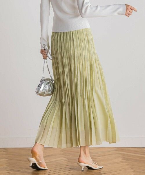 Droite lautreamont / ドロワットロートレアモン ミニ・ひざ丈スカート | シアースラブプリーツスカート≪手洗い可能≫ | 詳細23