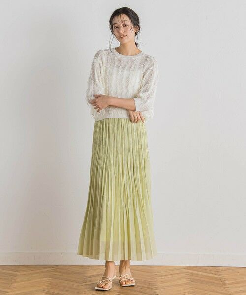 Droite lautreamont / ドロワットロートレアモン ミニ・ひざ丈スカート | シアースラブプリーツスカート≪手洗い可能≫ | 詳細25