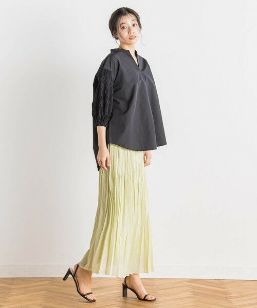 Droite lautreamont / ドロワットロートレアモン ミニ・ひざ丈スカート | シアースラブプリーツスカート≪手洗い可能≫ | 詳細27