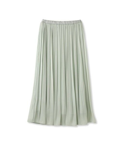 Droite lautreamont / ドロワットロートレアモン ミニ・ひざ丈スカート | 【WEB限定】シャインサテン楊柳プリーツスカート≪手洗い可能≫ | 詳細24