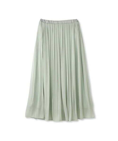 Droite lautreamont / ドロワットロートレアモン ミニ・ひざ丈スカート | 【WEB限定】シャインサテン楊柳プリーツスカート≪手洗い可能≫ | 詳細25