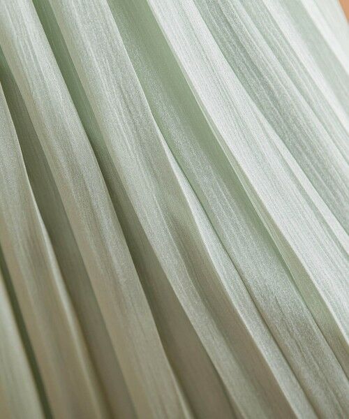 Droite lautreamont / ドロワットロートレアモン ミニ・ひざ丈スカート | 【WEB限定】シャインサテン楊柳プリーツスカート≪手洗い可能≫ | 詳細15