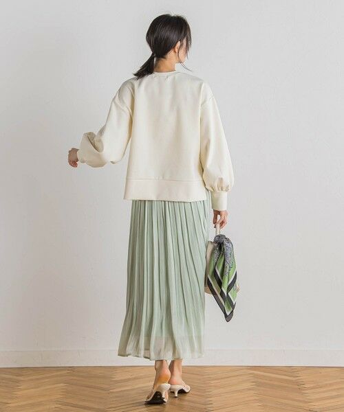 Droite lautreamont / ドロワットロートレアモン ミニ・ひざ丈スカート | 【WEB限定】シャインサテン楊柳プリーツスカート≪手洗い可能≫ | 詳細18