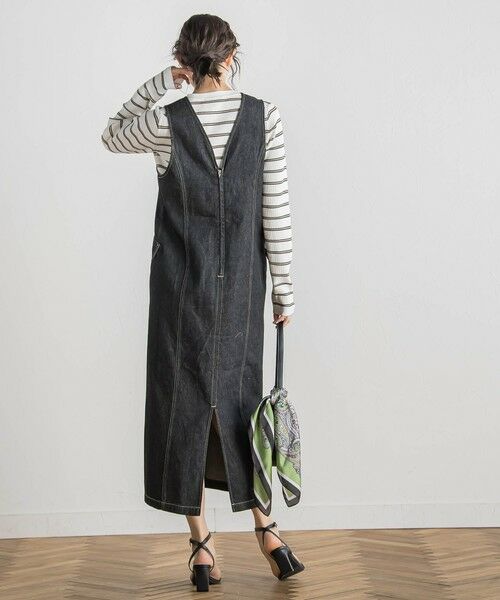 Droite lautreamont / ドロワットロートレアモン カーディガン・ボレロ | シアーボーダーRIBカーデ≪手洗い可能≫ | 詳細12