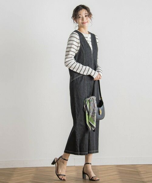 Droite lautreamont / ドロワットロートレアモン カーディガン・ボレロ | シアーボーダーRIBカーデ≪手洗い可能≫ | 詳細13