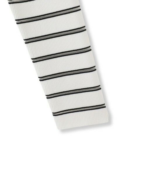 Droite lautreamont / ドロワットロートレアモン カーディガン・ボレロ | シアーボーダーRIBカーデ≪手洗い可能≫ | 詳細17