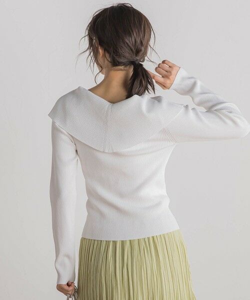 Droite lautreamont / ドロワットロートレアモン カーディガン・ボレロ | RIB襟付きZIPカーデ≪手洗い可能≫ | 詳細3