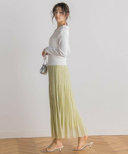 Droite lautreamont / ドロワットロートレアモン カーディガン・ボレロ | RIB襟付きZIPカーデ≪手洗い可能≫ | 詳細5