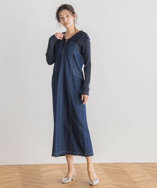 Droite lautreamont / ドロワットロートレアモン カーディガン・ボレロ | RIB襟付きZIPカーデ≪手洗い可能≫ | 詳細14