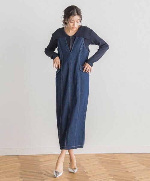 Droite lautreamont / ドロワットロートレアモン カーディガン・ボレロ | RIB襟付きZIPカーデ≪手洗い可能≫ | 詳細16