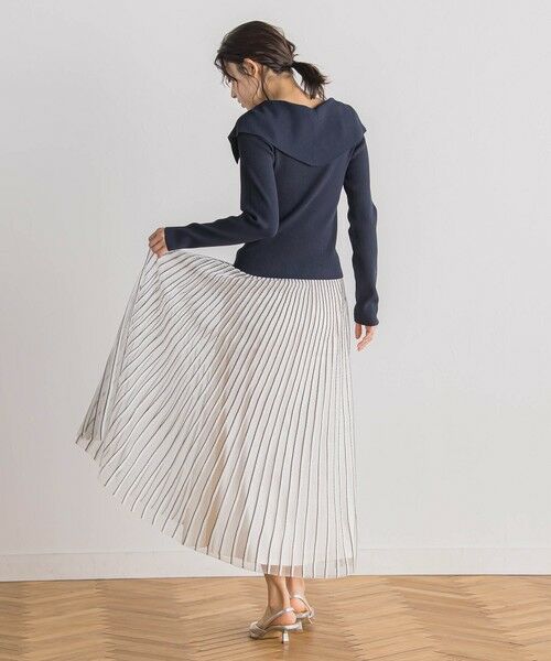 Droite lautreamont / ドロワットロートレアモン カーディガン・ボレロ | RIB襟付きZIPカーデ≪手洗い可能≫ | 詳細18