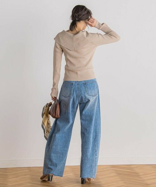 Droite lautreamont / ドロワットロートレアモン カーディガン・ボレロ | RIB襟付きZIPカーデ≪手洗い可能≫ | 詳細26