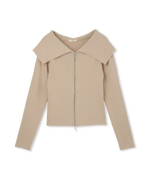 Droite lautreamont / ドロワットロートレアモン カーディガン・ボレロ | RIB襟付きZIPカーデ≪手洗い可能≫ | 詳細27