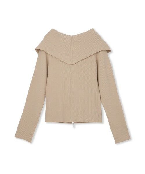 Droite lautreamont / ドロワットロートレアモン カーディガン・ボレロ | RIB襟付きZIPカーデ≪手洗い可能≫ | 詳細28