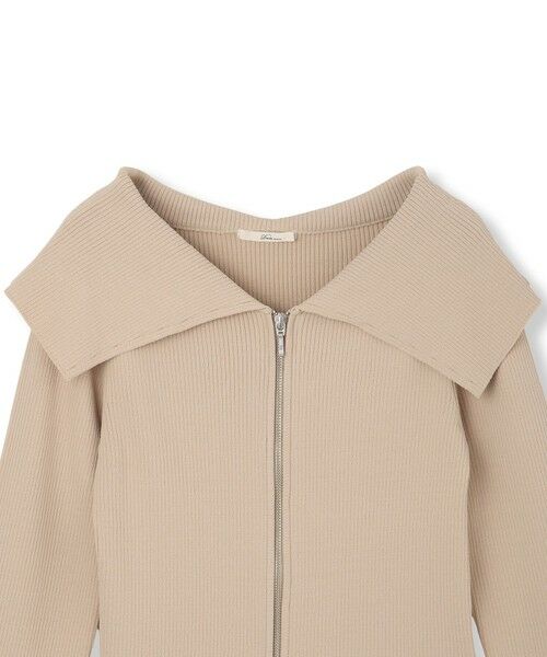Droite lautreamont / ドロワットロートレアモン カーディガン・ボレロ | RIB襟付きZIPカーデ≪手洗い可能≫ | 詳細29