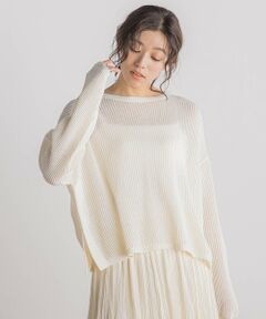 セール】 メッシュプルオーバー≪手洗い可能≫ （ニット